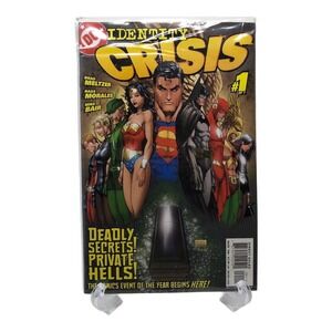 IDENTITY CRISIS # 1 DC COMICS August 2004 DYNAMIC FORCES w COA MICHAEL TURNER